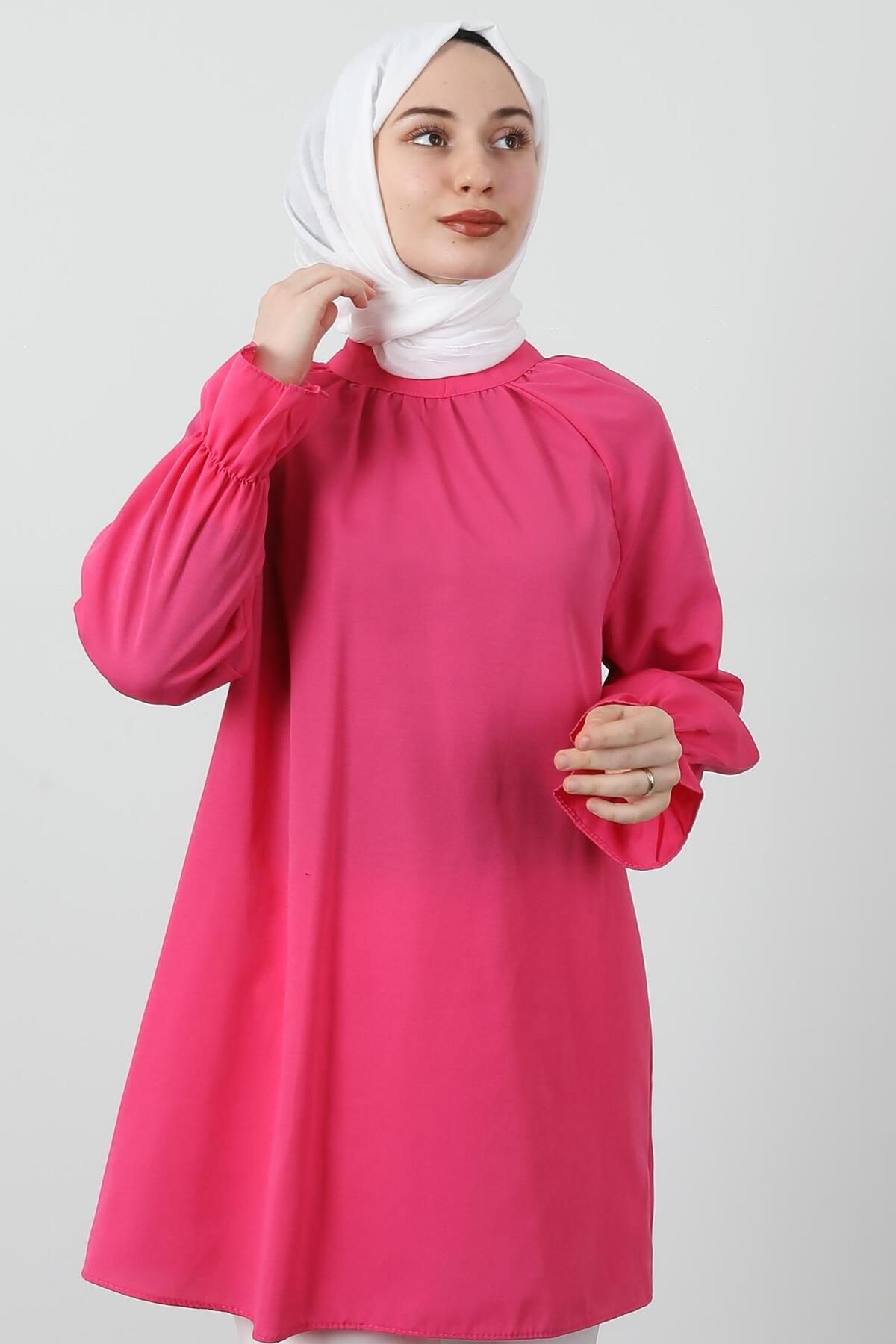 Giza Giyim-Pink Princess Cotton Shirt 5