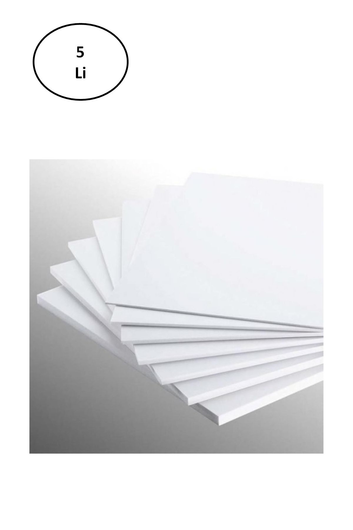Royaleks Group Puti 4162 Maket Kartonu 50X70 Cm 5 mm Beyaz