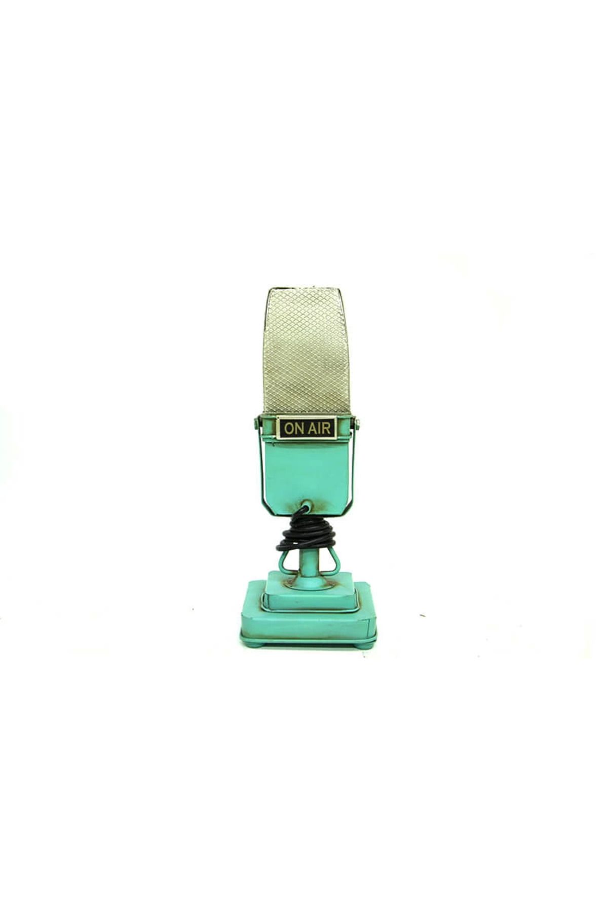 Evinso Dekoratif Metal Mikrofon