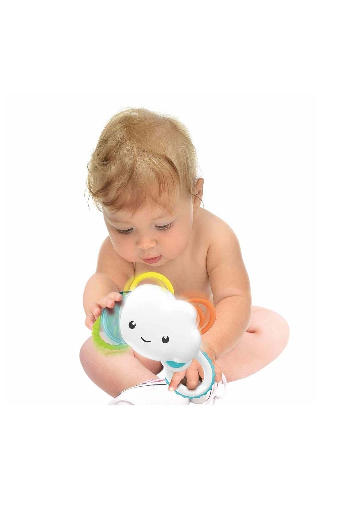 CLEMENTONI-17324 Baby - Cloud Rattle 3 Months Book 2