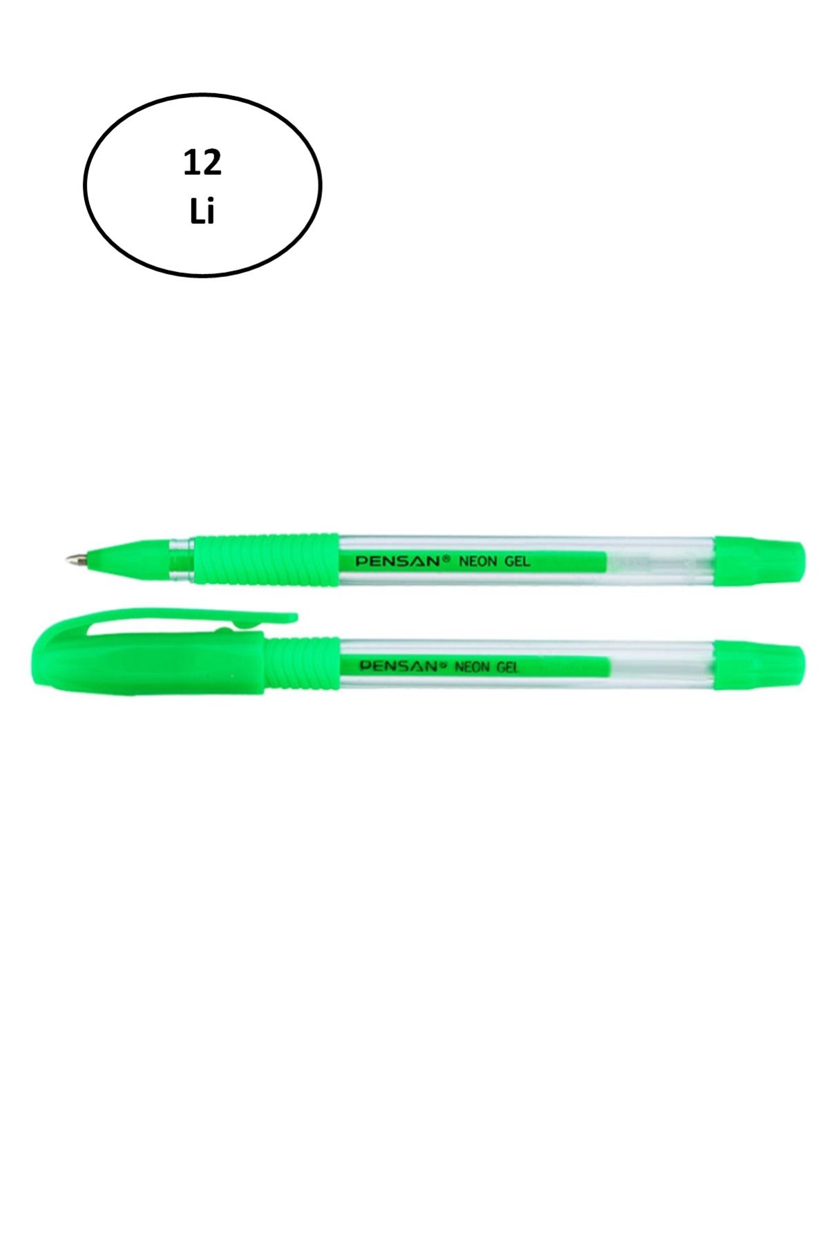 Pensan Neon Jel Kalem Yeşil 1 Mm 12'li