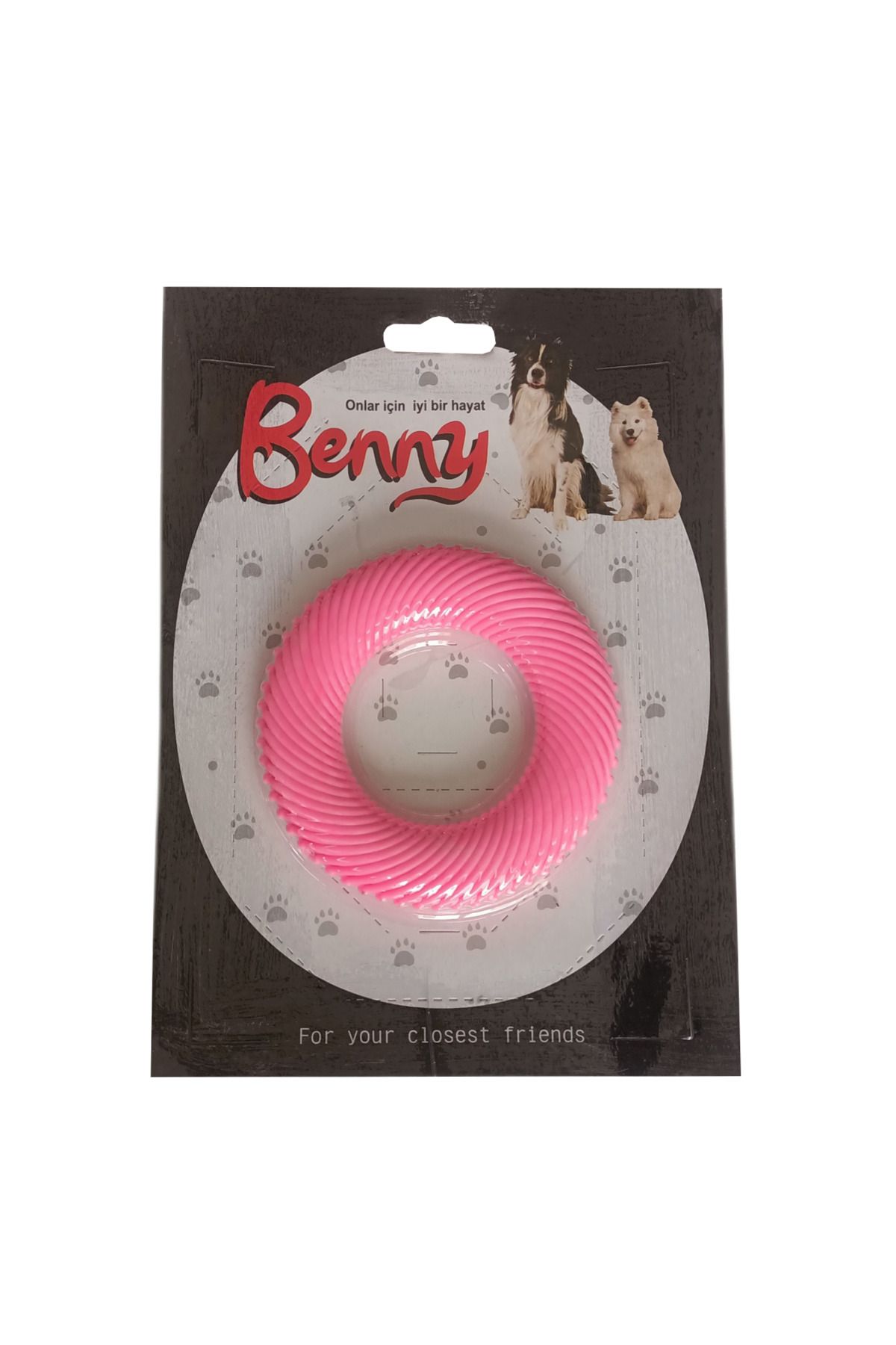 OEM Benny Köpek Oyuncağı Yuvarlak 9,5 cm Pembe