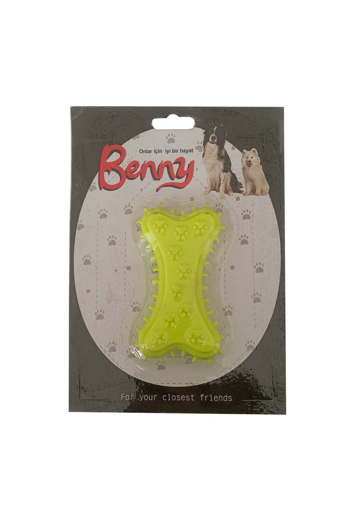 OEM Benny Köpek Oyuncağı Kemik 5.5 x 10 cm Sarı