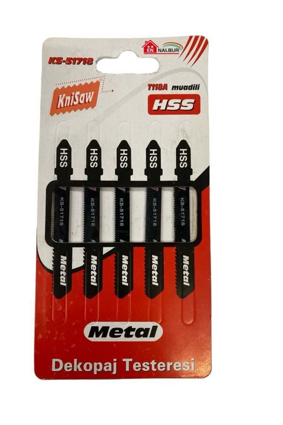 OEM Knisaw 51718 Metal Dekupaj Testeresi 5 Parça