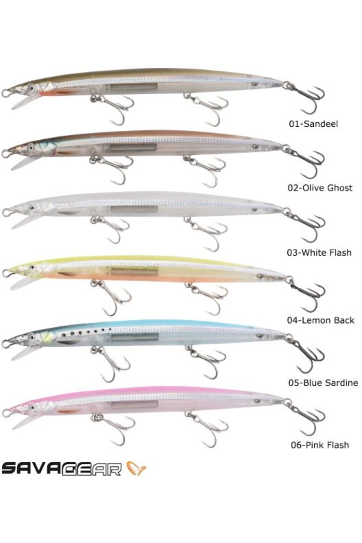 Savage Gear Sandeel Jerk Minnow 175 25g Suni Yem 05-blue Sardine