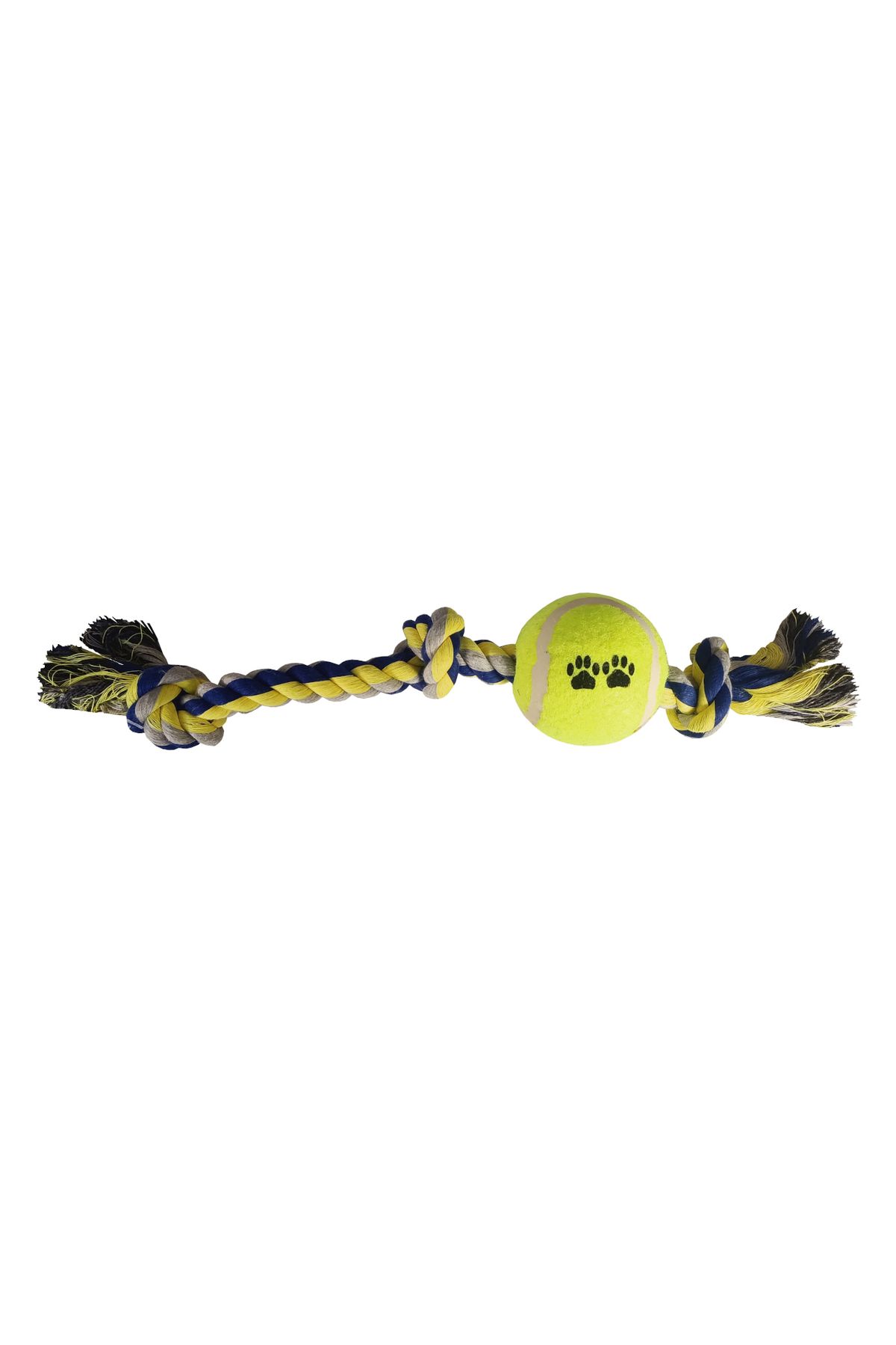 OEM Tenis Toplu Uzun Düğümlü Köpek Diş İpi 7-40 cm Mavi