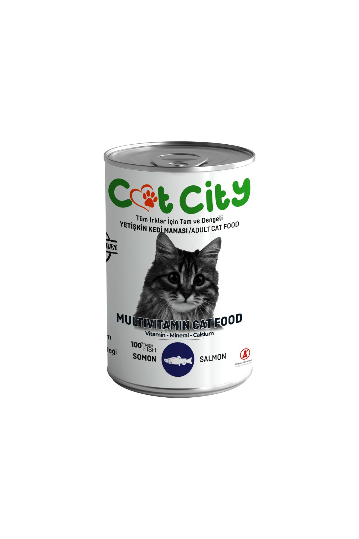 estevia Az Tahıllı Somon Balıklı Yetişkin Kedi Konserve Yaş 400 Gr Yeni!!!