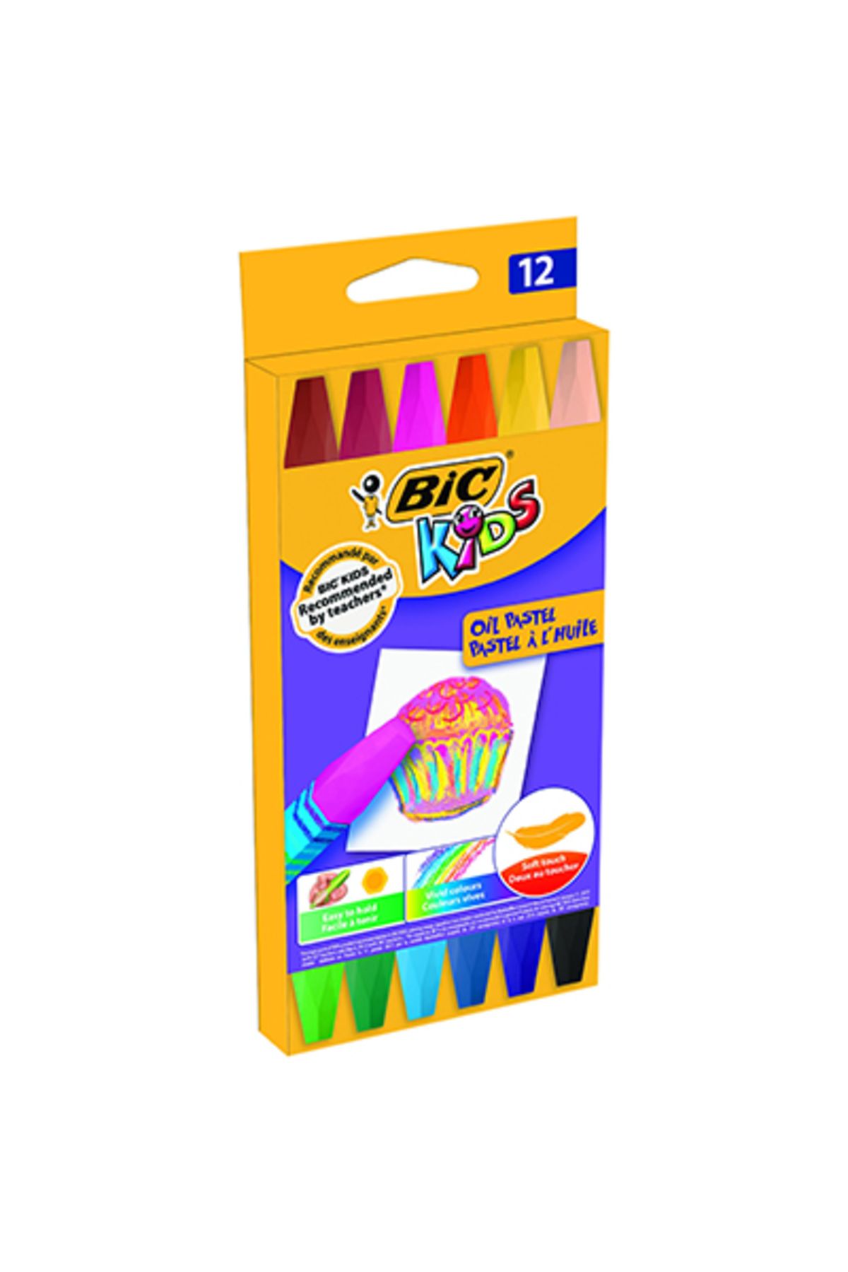 Bic 12 Li Pastel Boya 926446