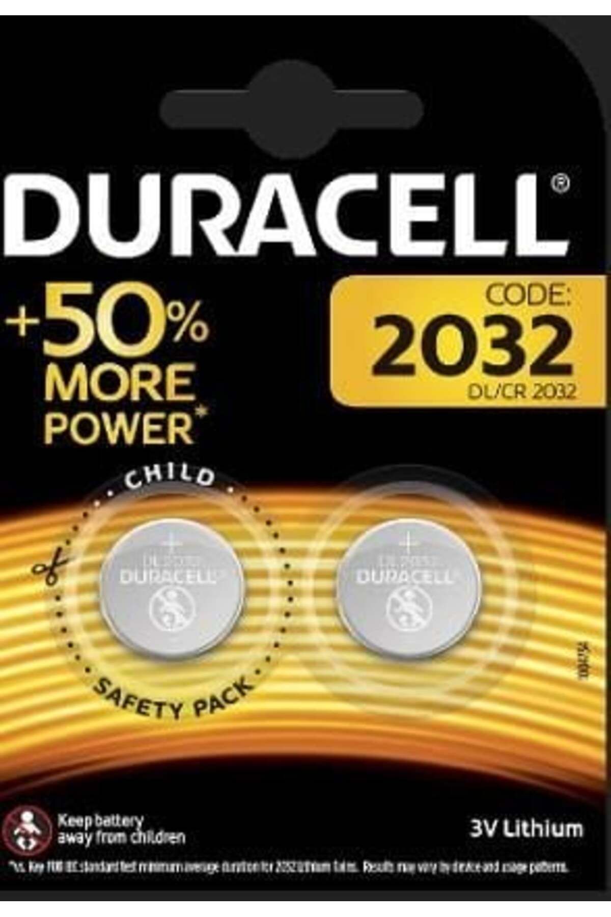 OEM Duracell CR 2032 Lityım Pil 3 Volt 2 li