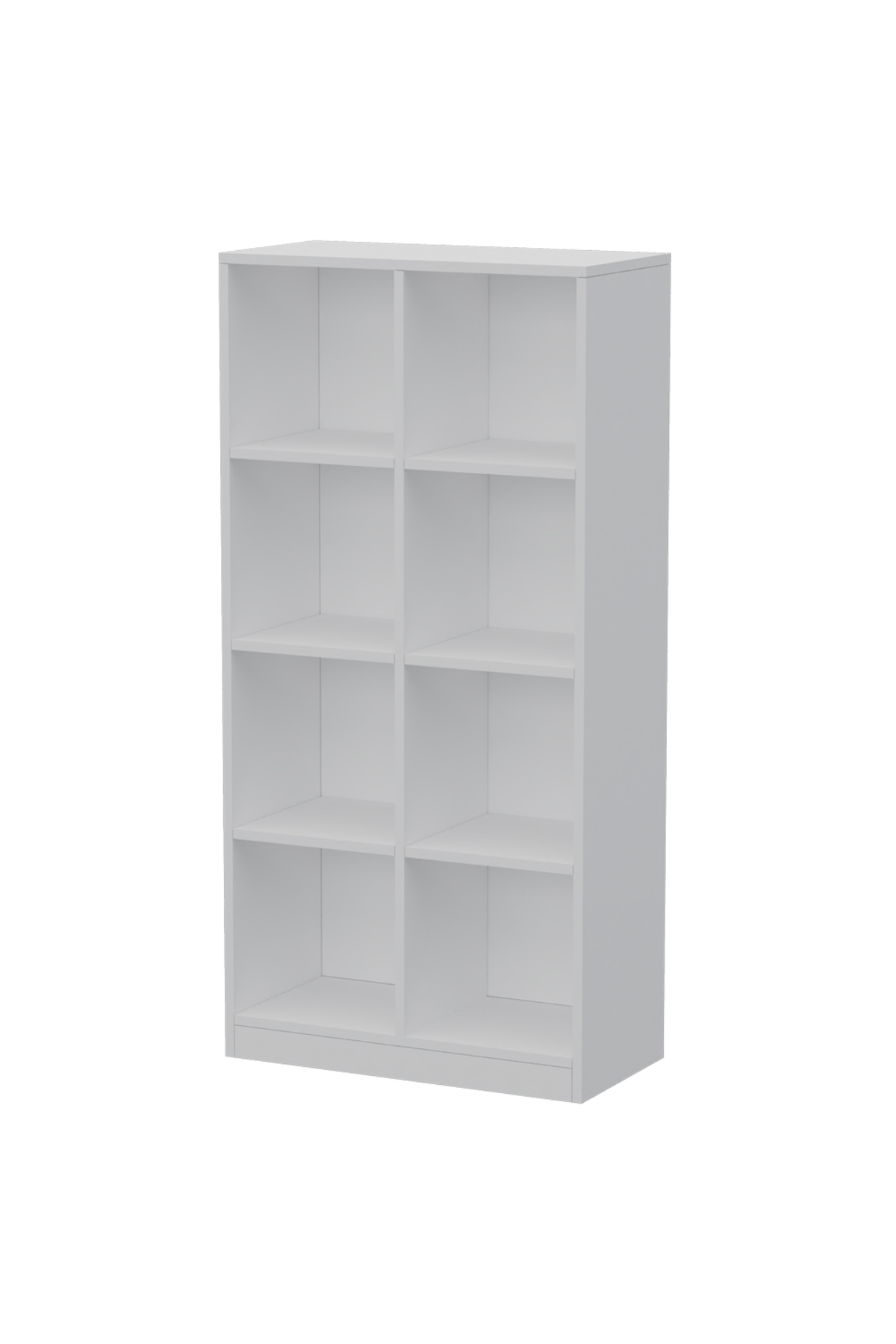 Mahmayi Wooden Display Shelves with 8 Storage Compartment, Freestanding
