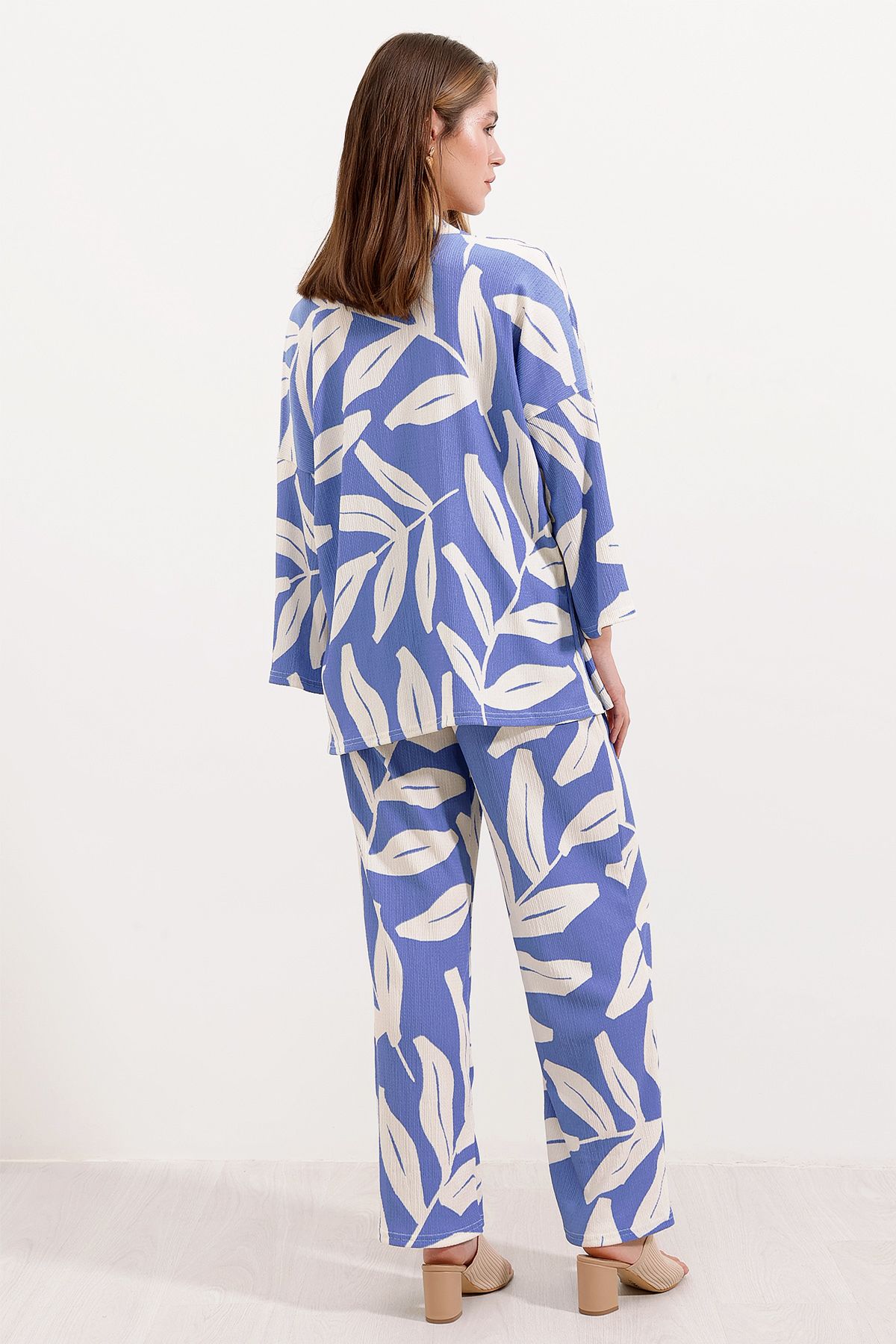 Bigdart-6582 Knitted Double Set - D. Blue 4