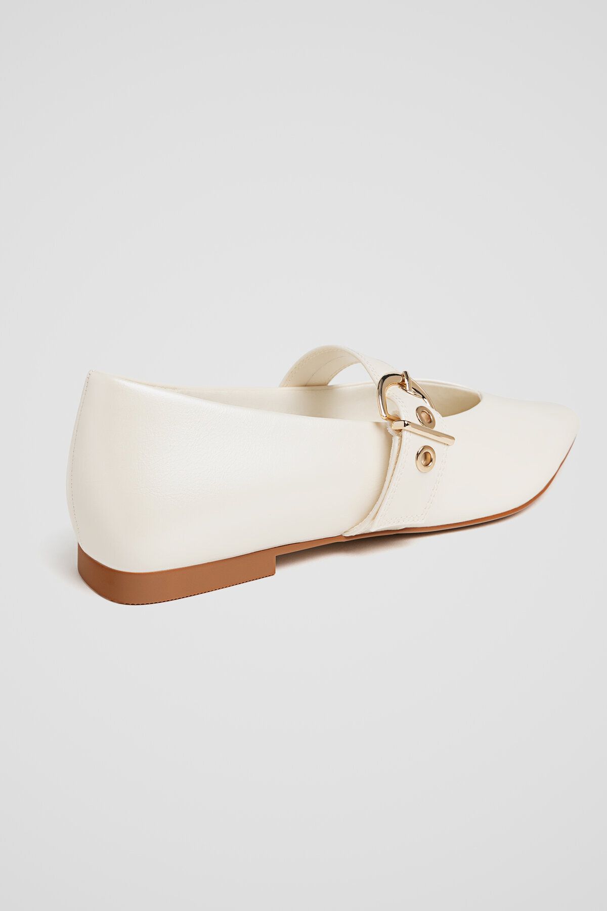 Stradivarius-Flats - Ecru - Flat 5