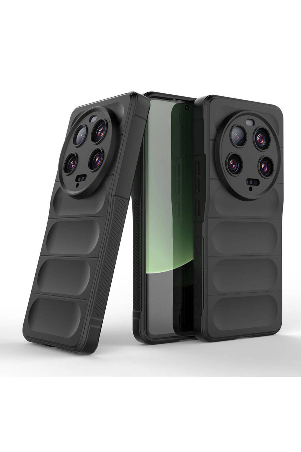 Coverzone Xiaomi Mi 13 Ultra İle Uyumlu Kılıf TPU Oyuklu Arka Yüzey Z-Etnik Esnek O-tto Prime