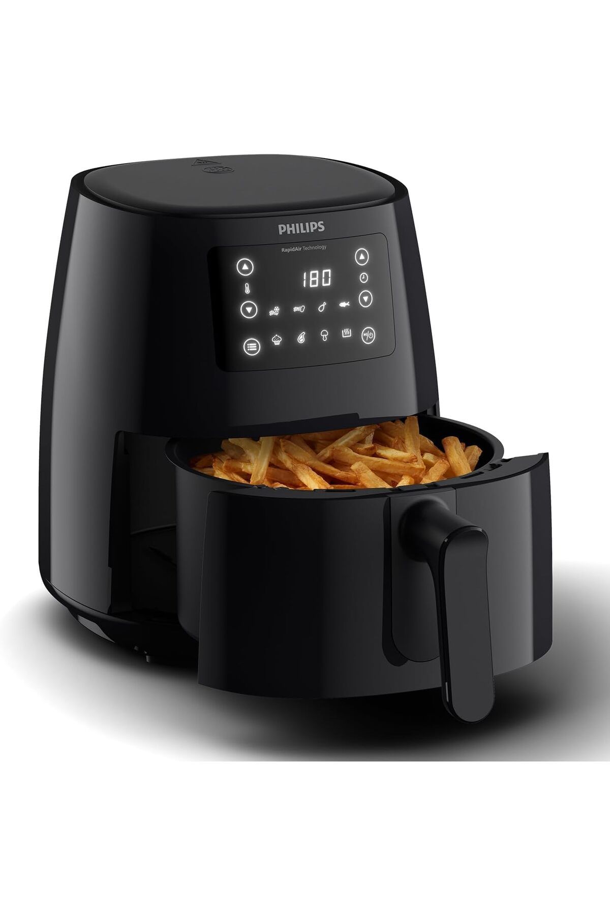 Philips PHİLİPS NEW 3000 Serisi L Airfryer, 0.8kg, 4.1LHazne, Siyah, HD9243/90 , 2000 W , Fat Removal