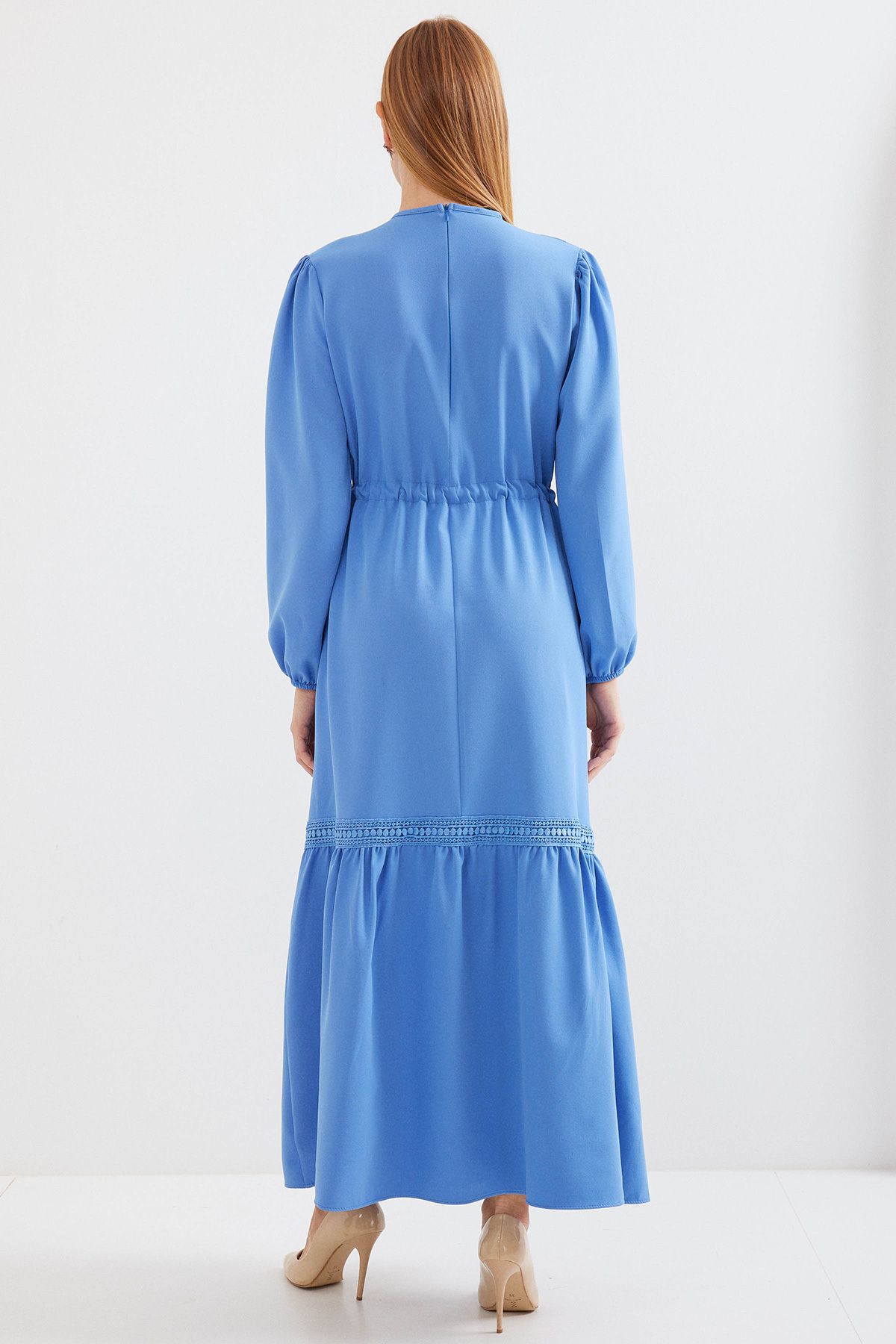 Bigdart-2483 Rochie Lungime - Albastru 4