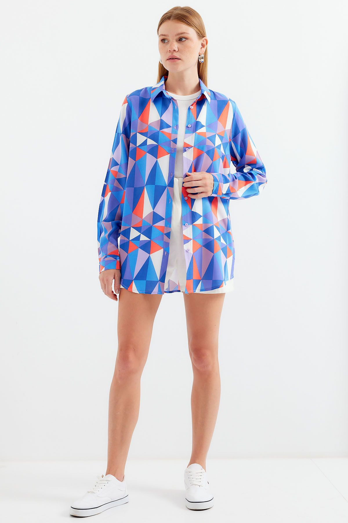 Bigdart-GraphiC Patterned 3721 Model Shirt - C.Saks 3