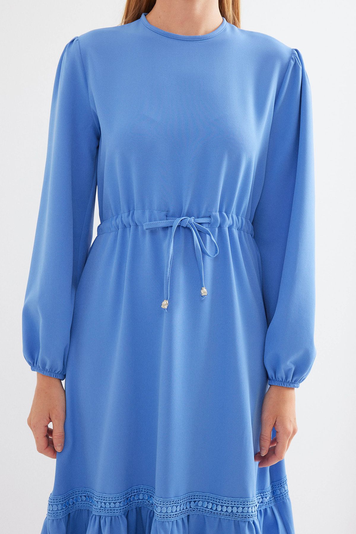 Bigdart-2483 Rochie Lungime - Albastru 3