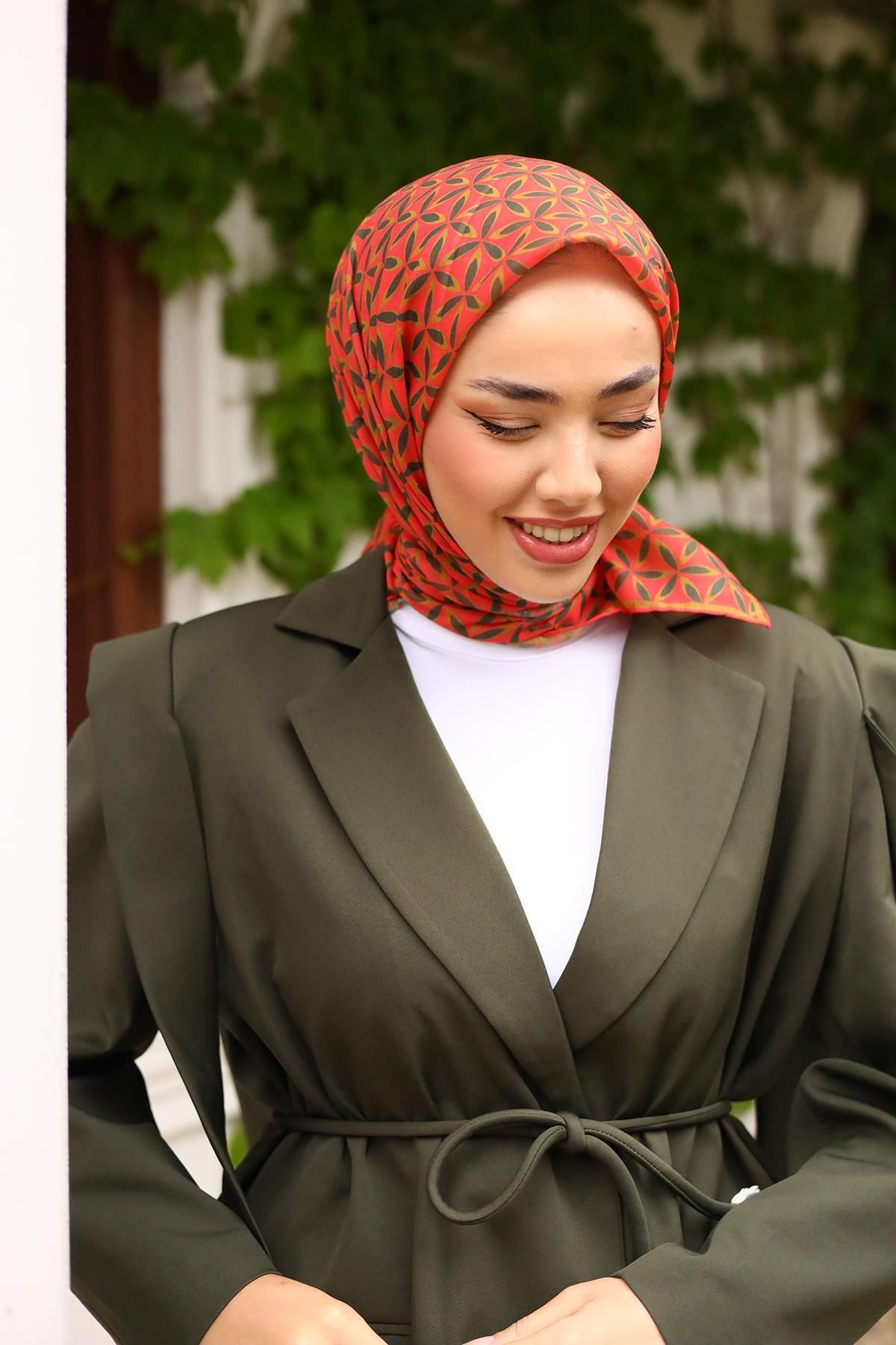 Silk Home-وشاح منزلي من الحرير الناعم 73058-25 1