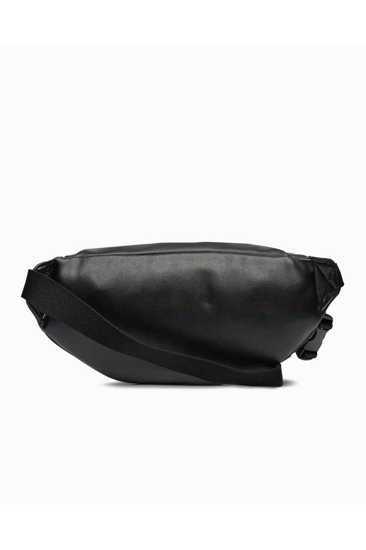 کیف کمری مشکی مردانه آرم نام تجاری کمر سیاه K50K512446 beh Calvin Klein