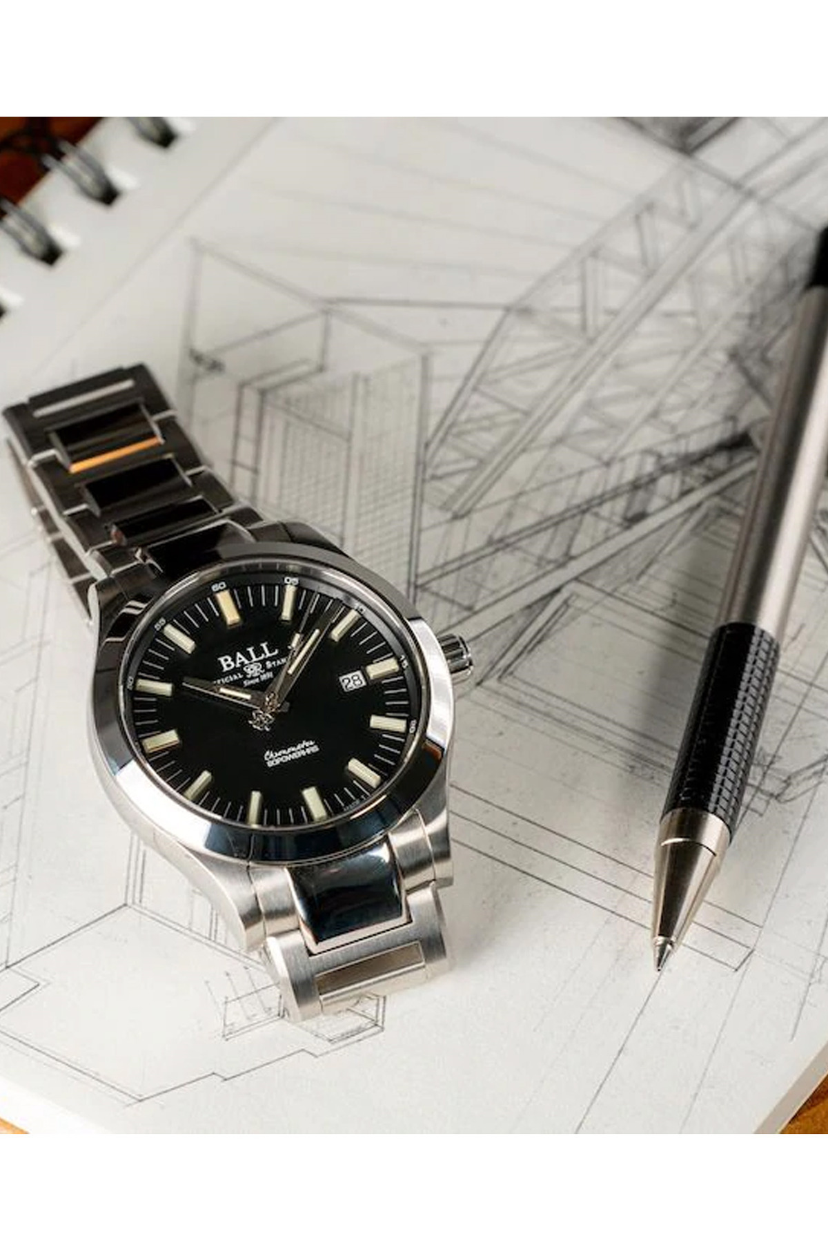 Ball-Nm2128C-S1C-Bk Men Wrist Watch 6