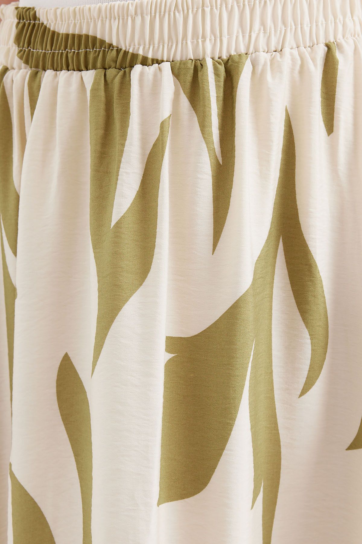 Bigdart-Çağla - 8028 Patterned Long Skirt 5
