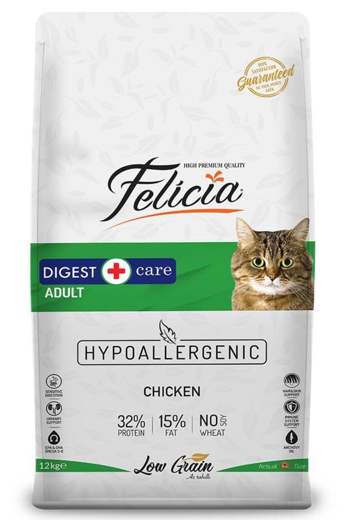 Felicia Az Tahıllı 12 Kg Tavuklu Hypoallergenic Kedi Maması