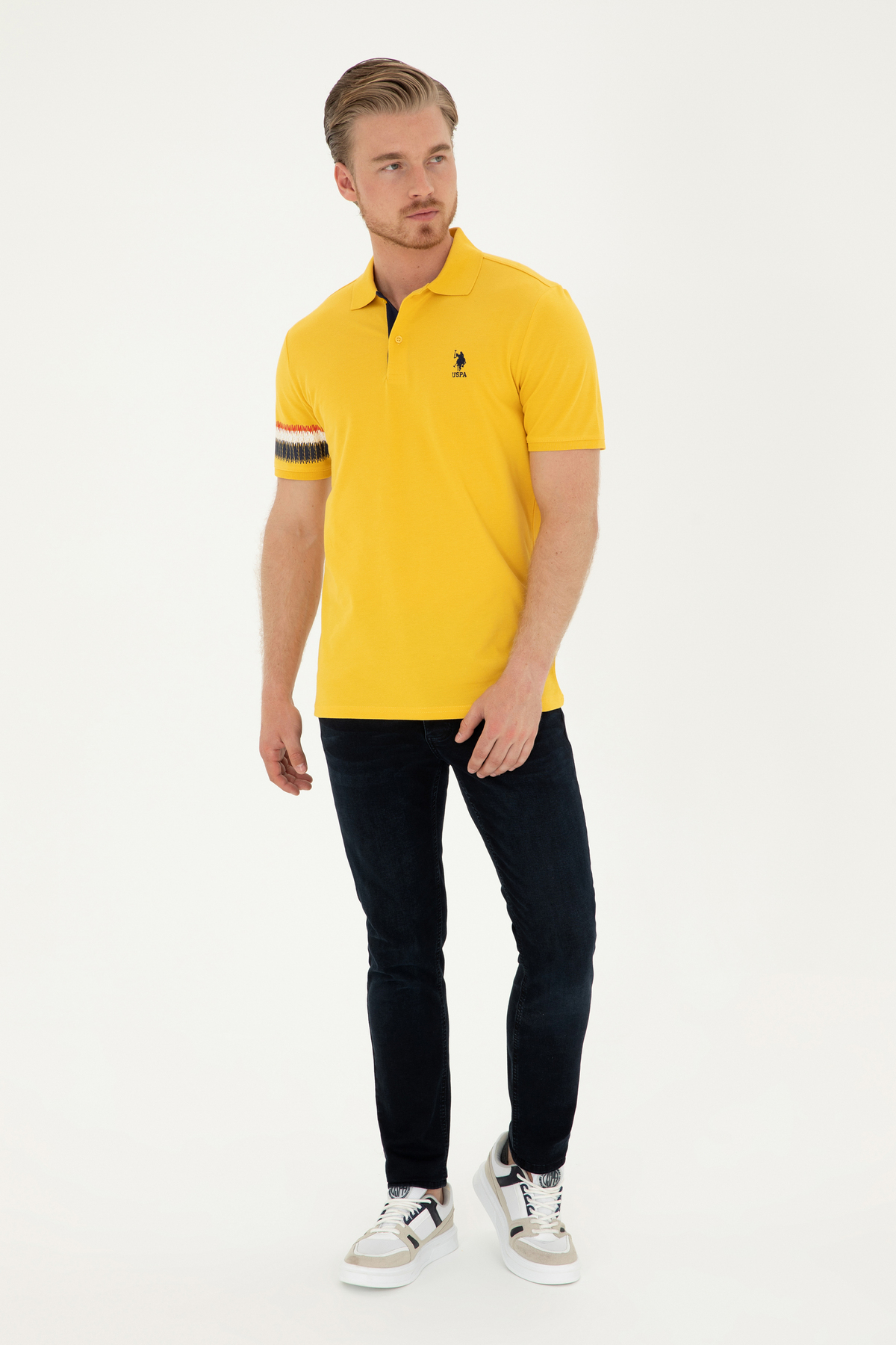 پولوشرت مردانه یقه پلو | یو اس پولو U.S. Polo Assn. 1031891 TR - تصویر 4