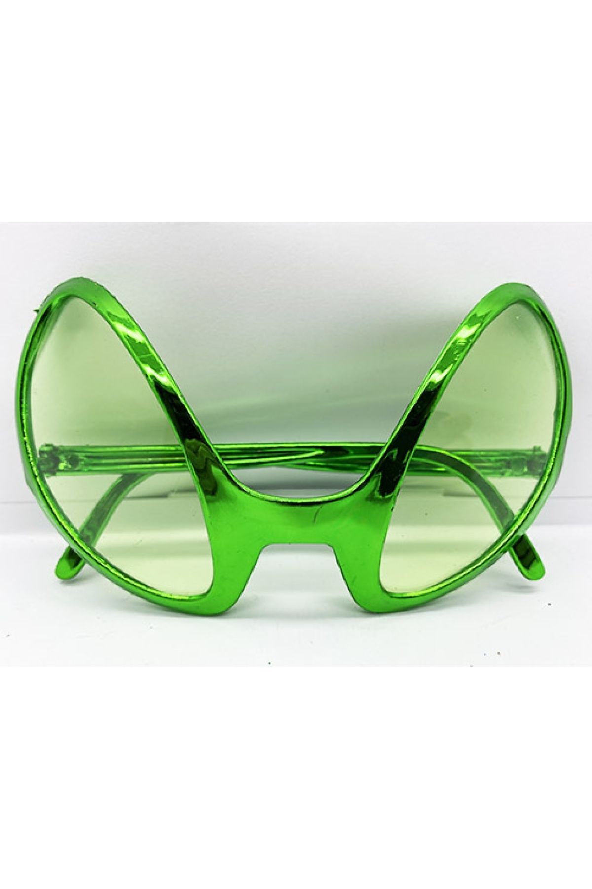 Skygo-Retro Glasses - 80's 90's Party Glasses Green Color 8x13 Cm 1