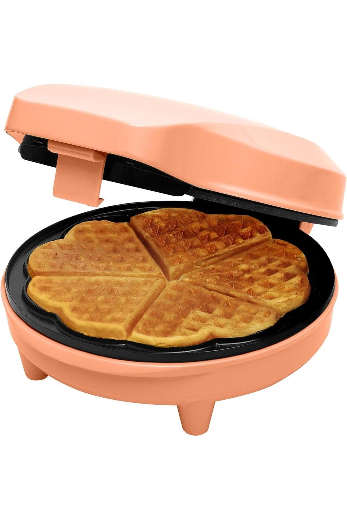 bestron Kalp Şekilli Waffle Makinesi 700 Watt Yapışmaz Kaplama