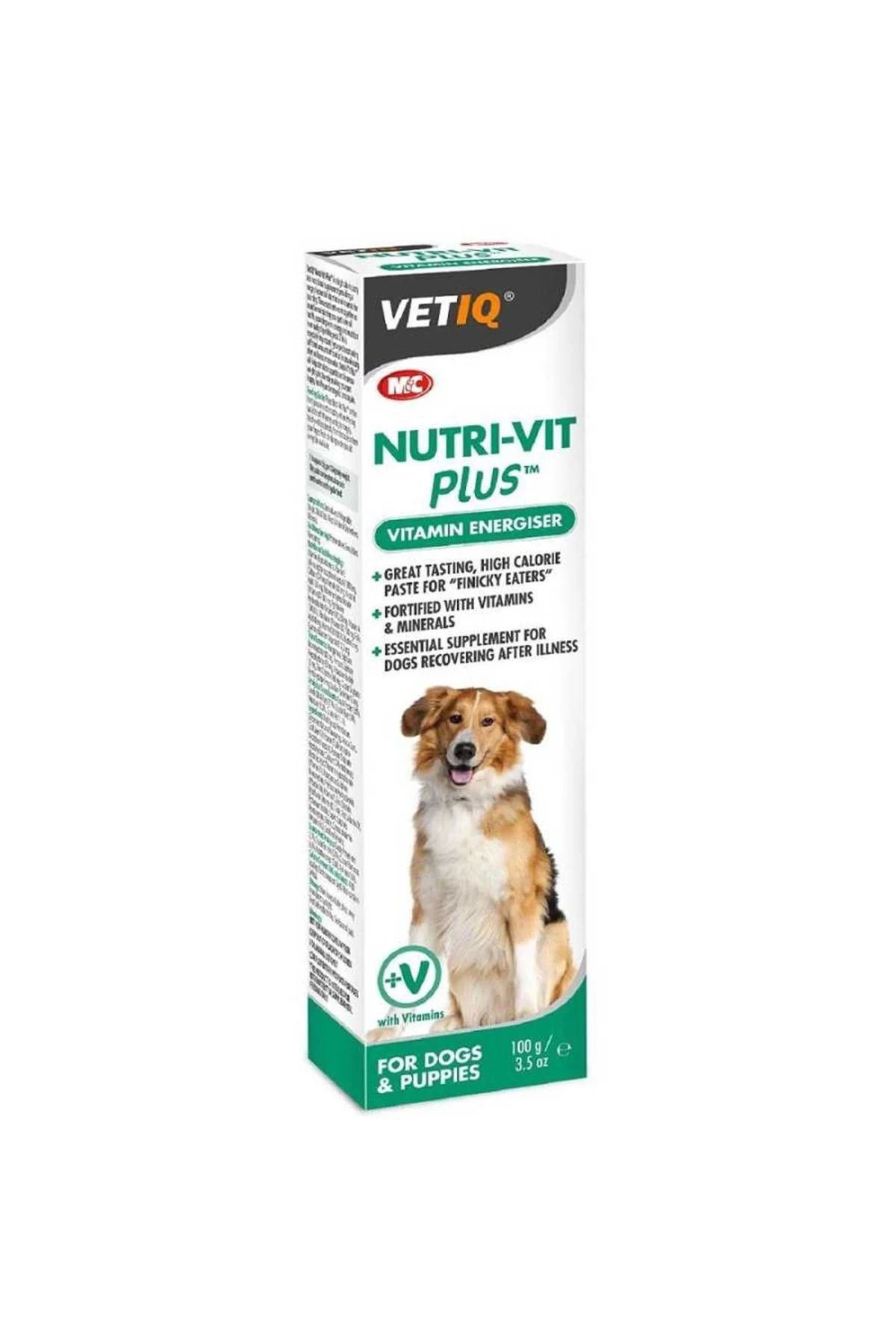 Vetiq Nutri-vit Plus Köpekler Için Enerji Verici Vitamin Macunu 100 gr