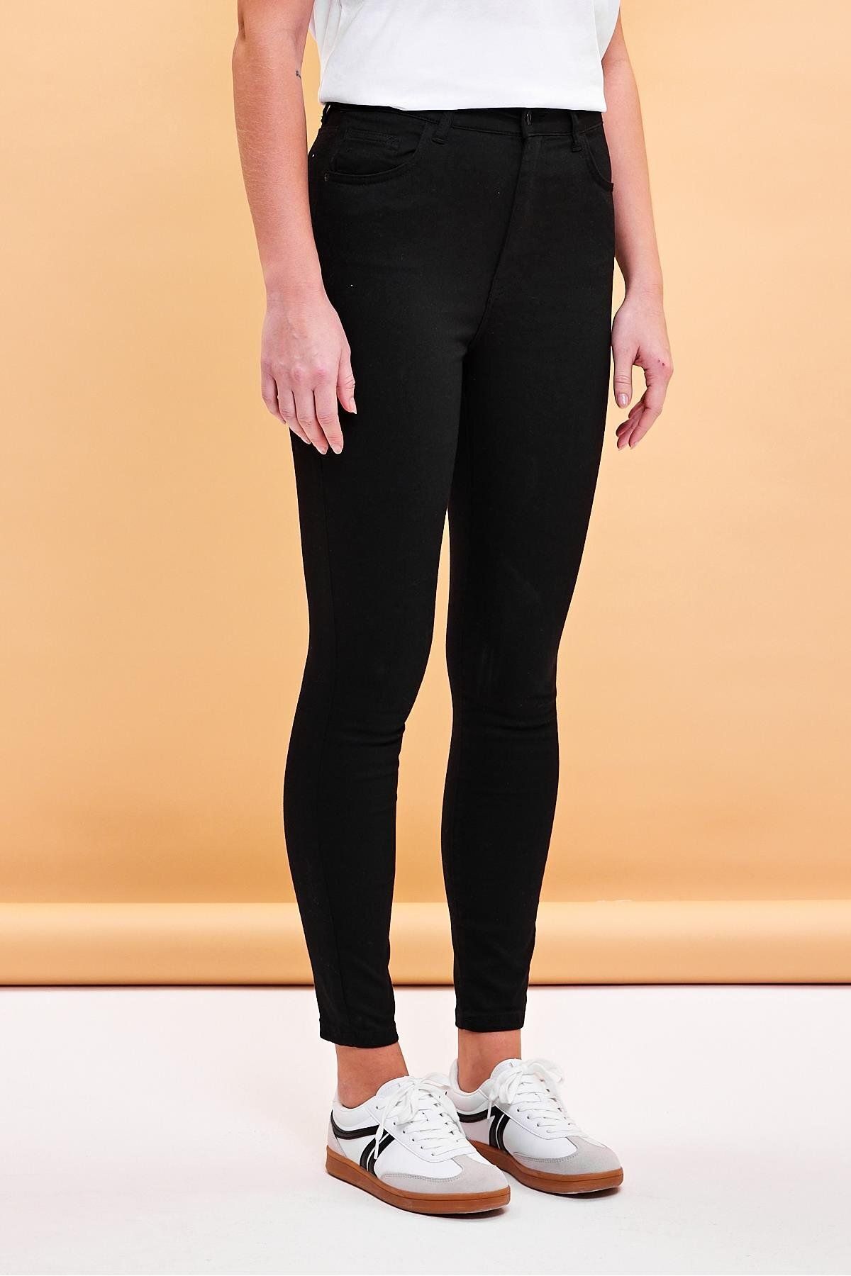 VENA-Dámské úzké kalhoty Holly Black Powerstretch 3