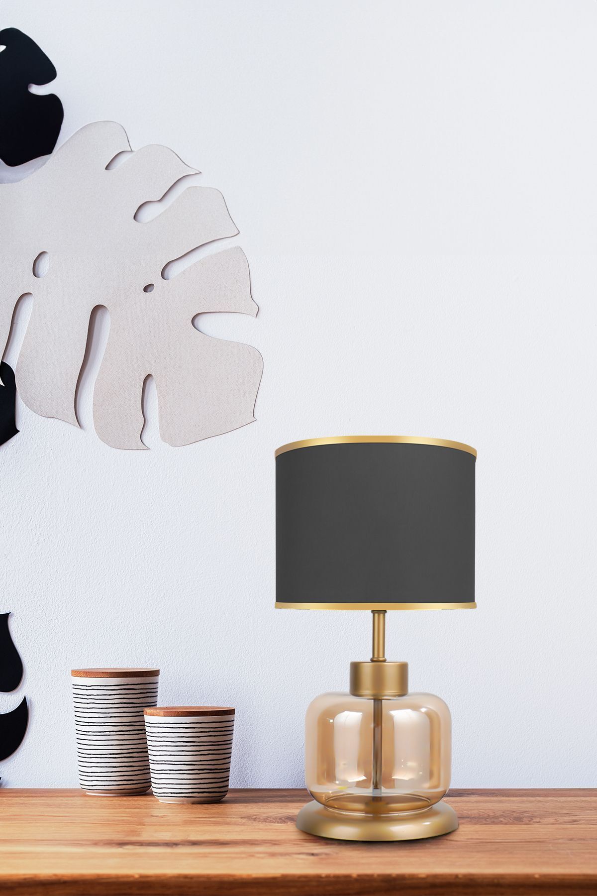 MINIMAL ETICARET VE BILGI TEKNOLOJILERI-Kamtlik Gold Lampshade 2