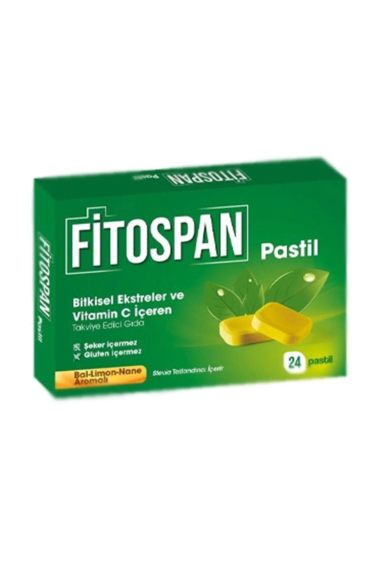 fitospan Pastil Bal Limon Nane Aromalı 24 Adet