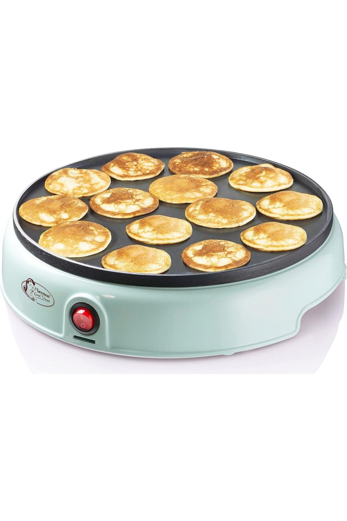bestron Retro Tasarımlı Poffertjes, Waffle Cihazı, Sweet Dreams,yapışmaz