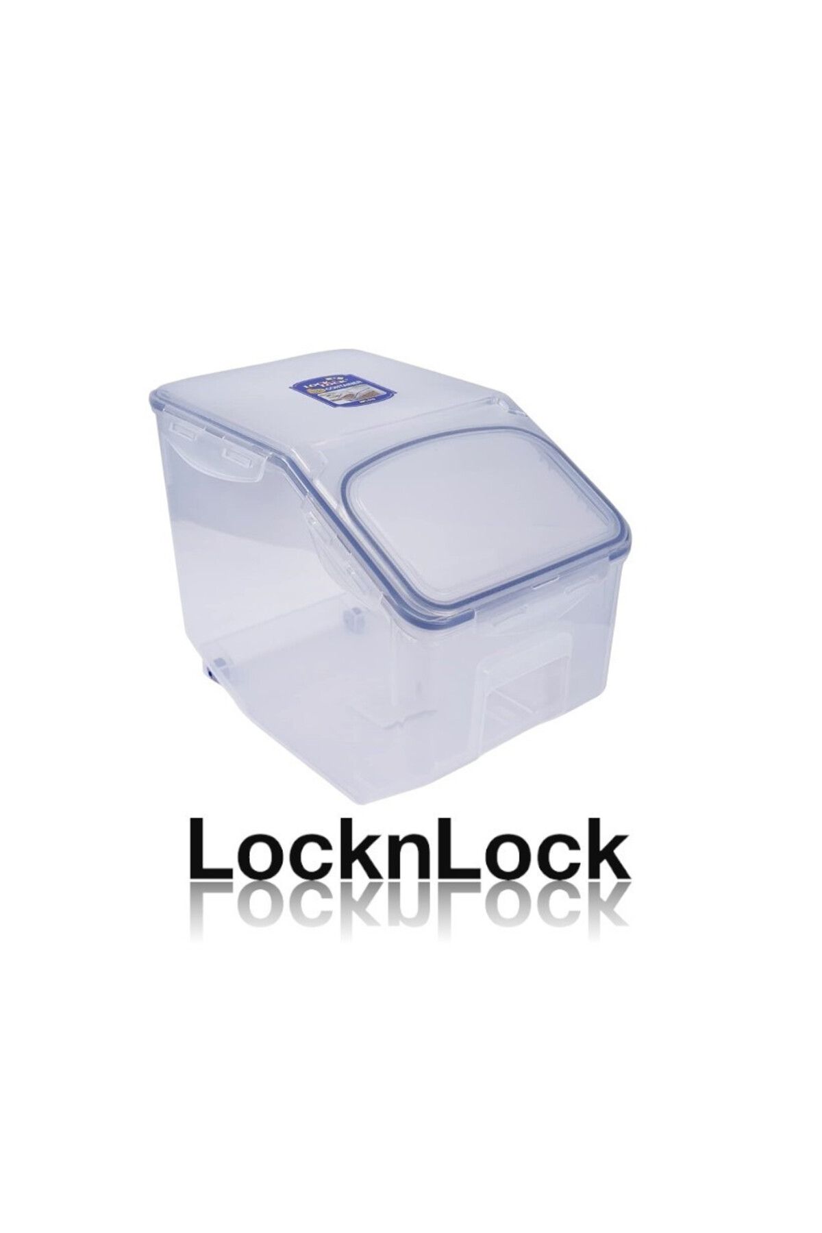 locknlock-حافظة أرز سعة 12 لترًا مع كوب - تخزين متين للمطبخ خالٍ من مادة BPA مع ختم سيليكون معزز 1