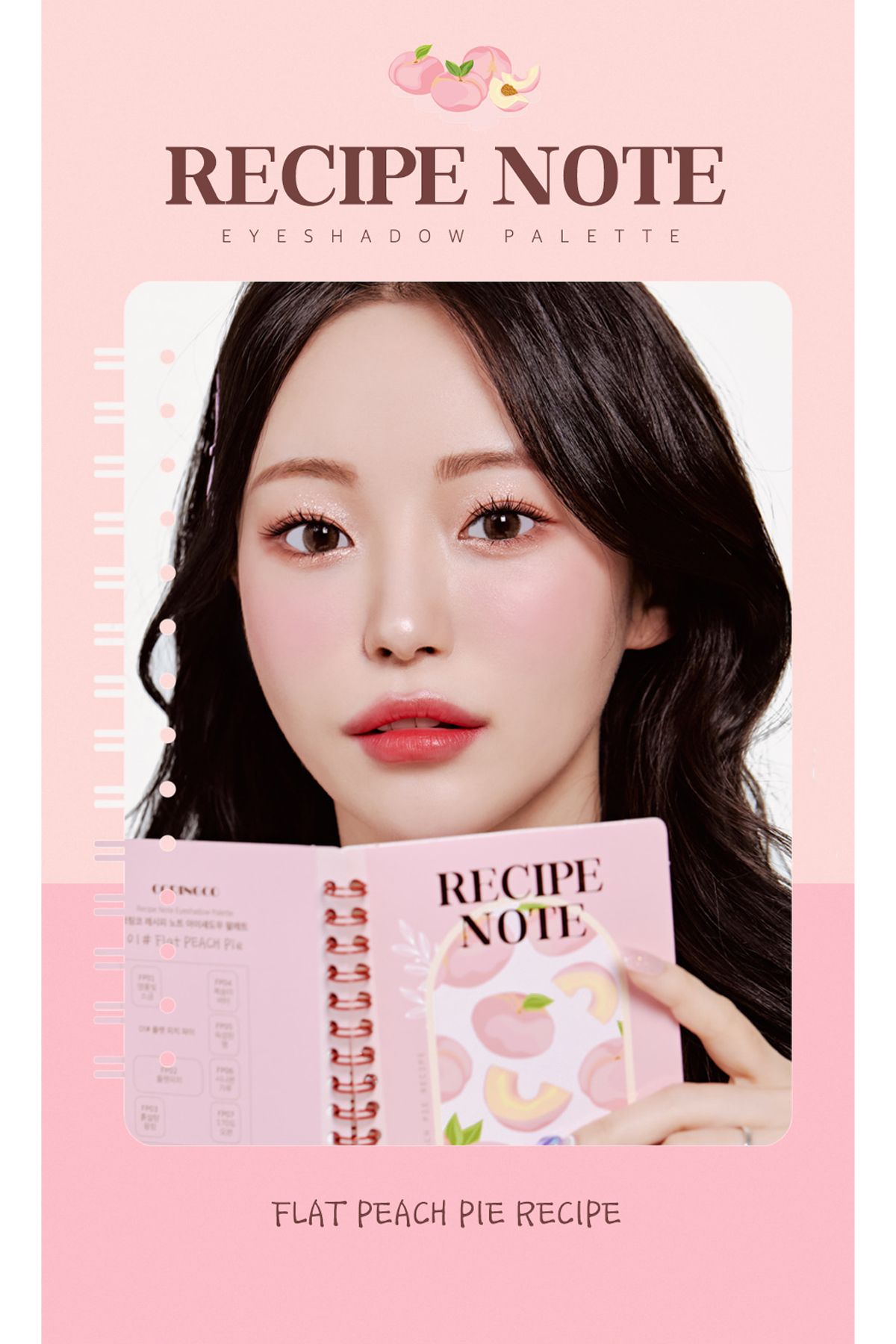 CORİNGCO-01 Model Intense Pigmented Recipe Note Eyeshadow Palette 3
