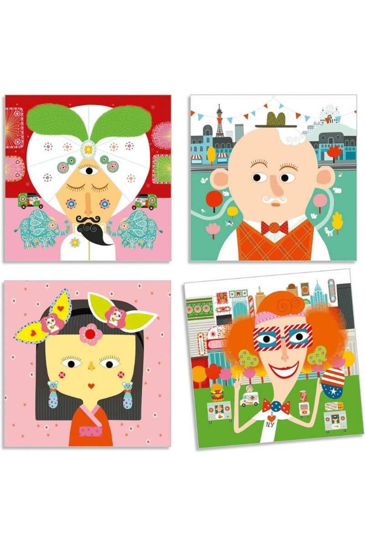 djeco Yapıştırma Kartları - All Different fotoğrafı 2 (önizleme)