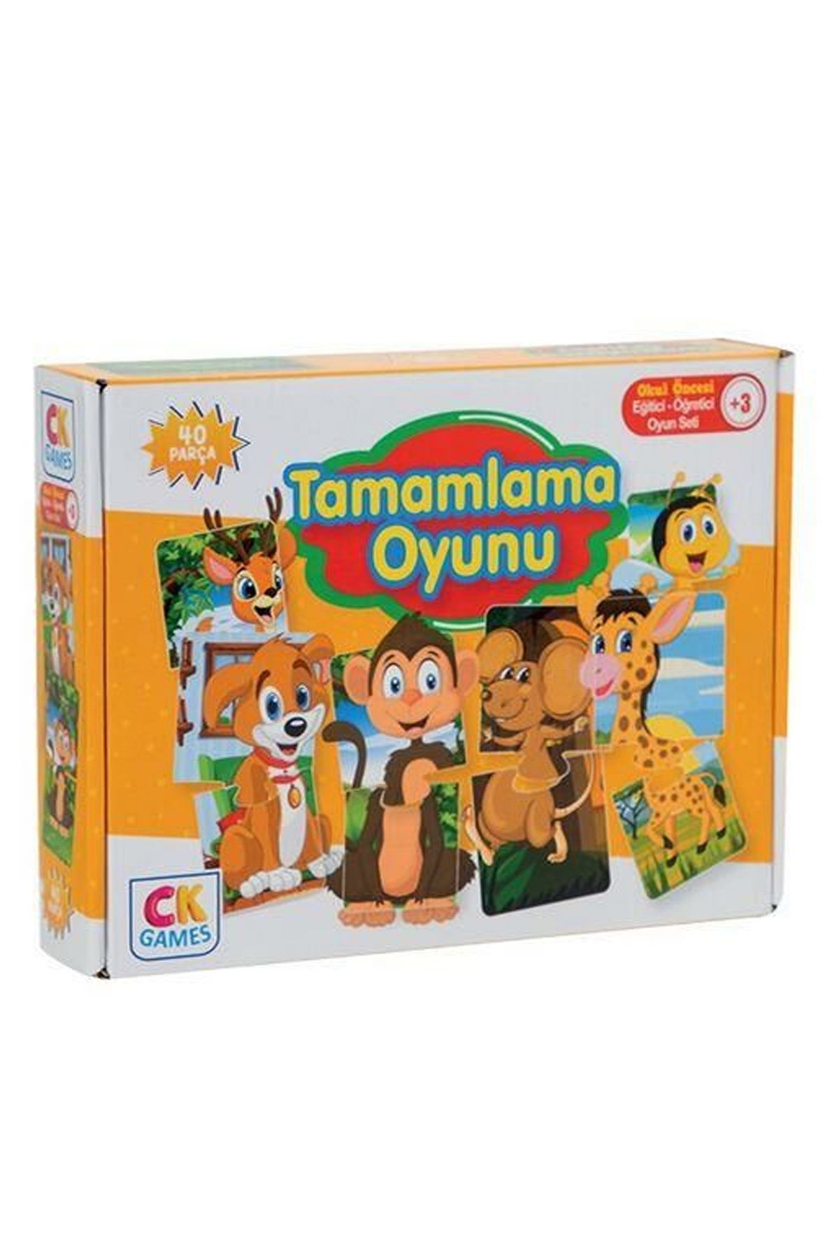 EmAv Eğitici Oyun Tamamlama Oyunu Puzzle 40 Parça