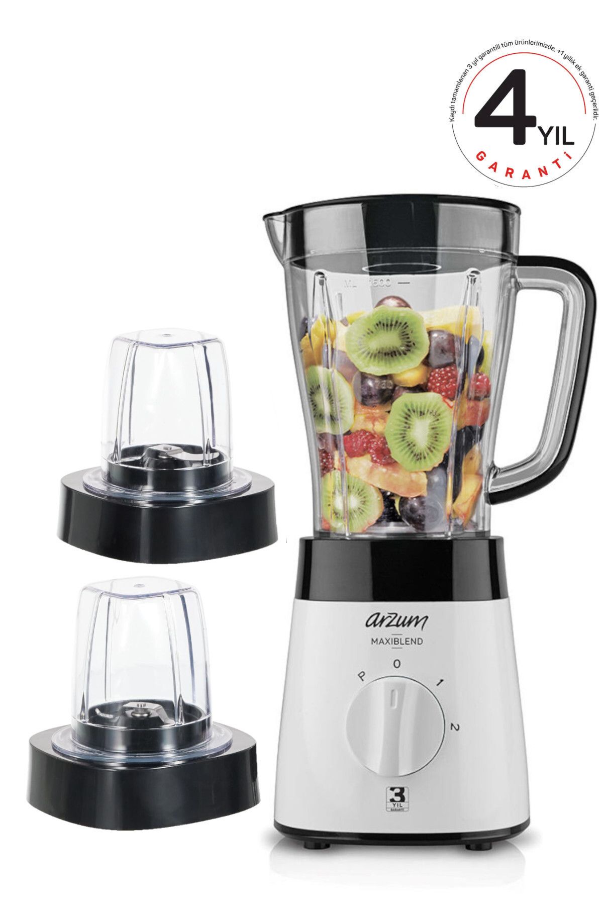 Arzum Maxiblend AR1057 Sürahi Blender 500 W Beyaz