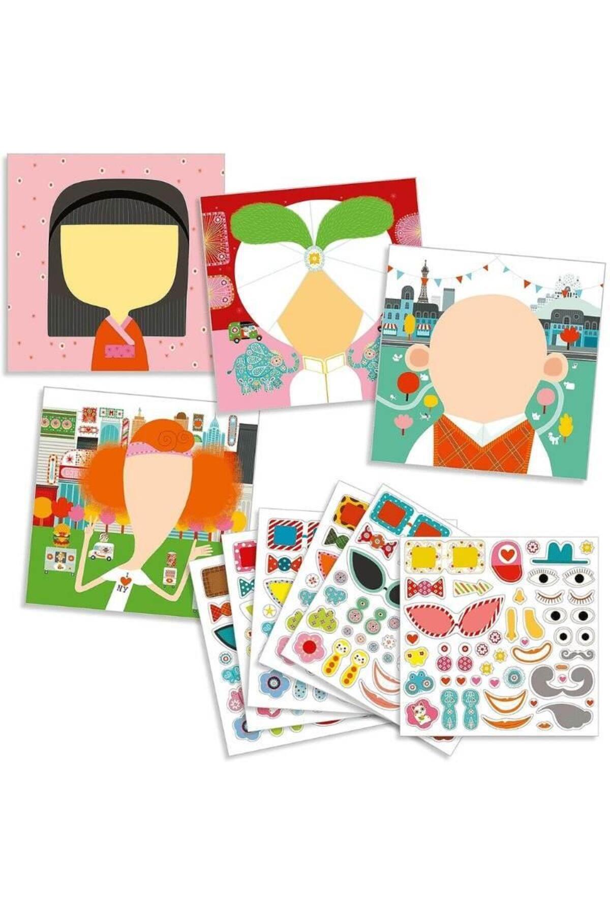 djeco Yapıştırma Kartları - All Different fotoğrafı 3 (önizleme)