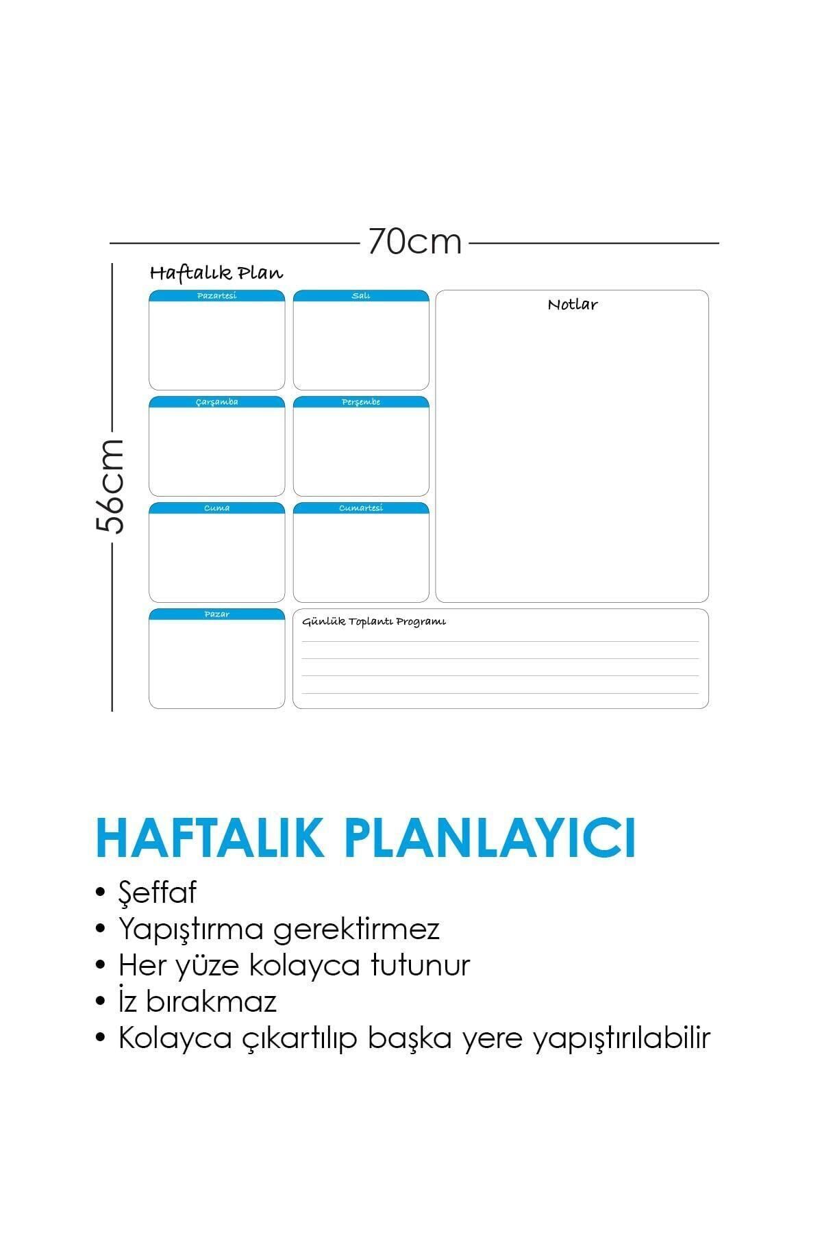 Tutunabilir Kağıt-Planificator lunar - Calendar planificator săptămânal - Set de 4 pixuri Tablă de scris Tablă inteligentă de hârtie 4