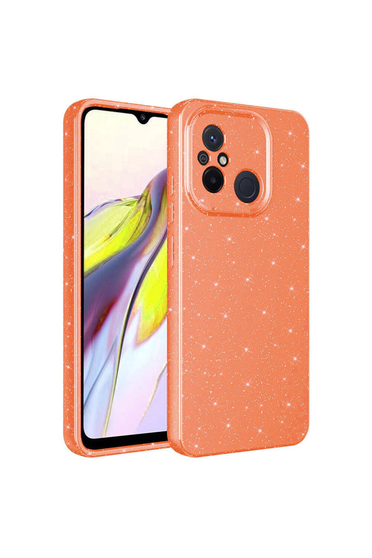gaappy Puton Serisi Xiaomi Redmi 12C Turuncu Kapak