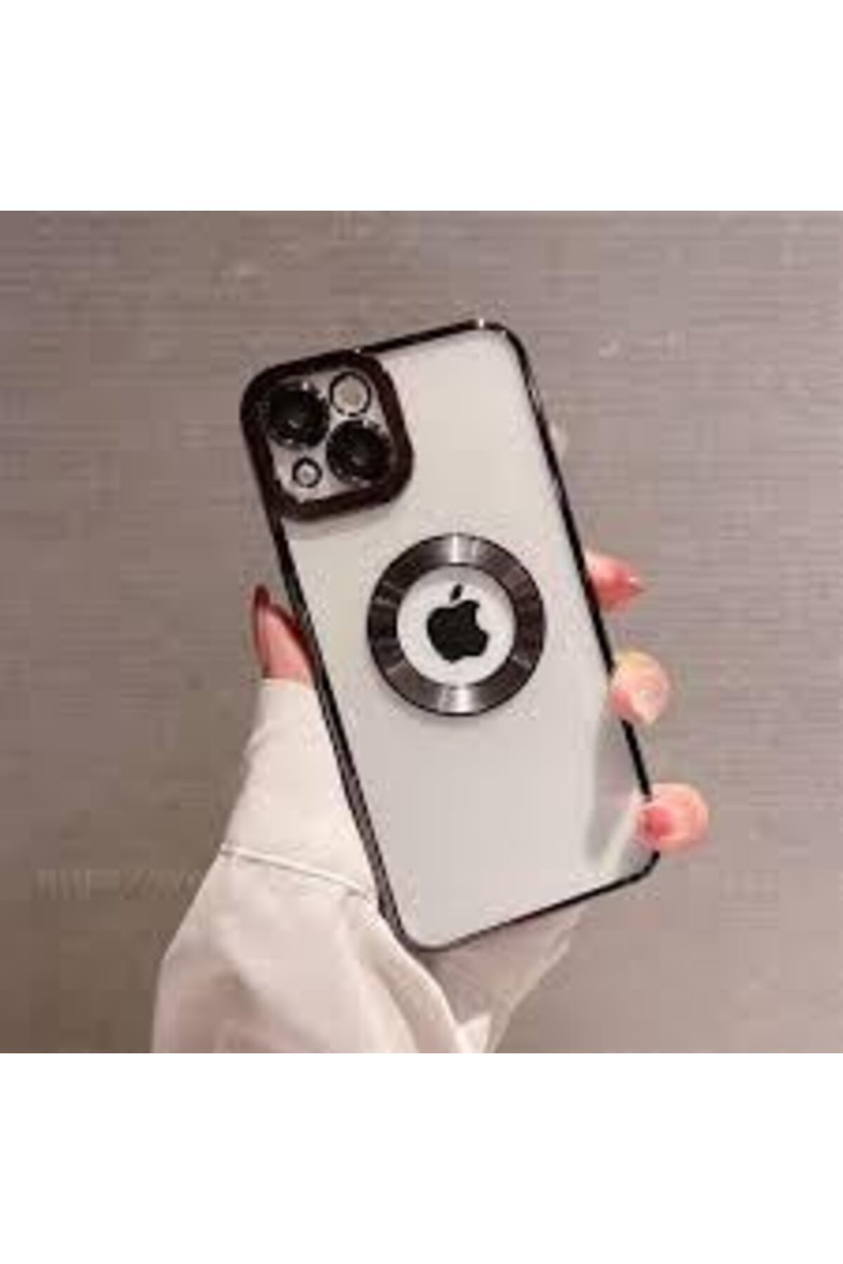 STOREMAX efshopx aks iPhone 14 uyumlu lens korumalı lazer kılıf siyah New Desing 1002192