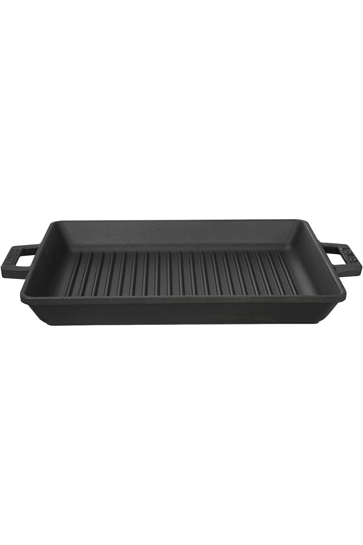 STOREMAX lbstorex Metal Kulplu Döküm Izgara Tava, 26x32 cm, Siyah Newdsng 1116818
