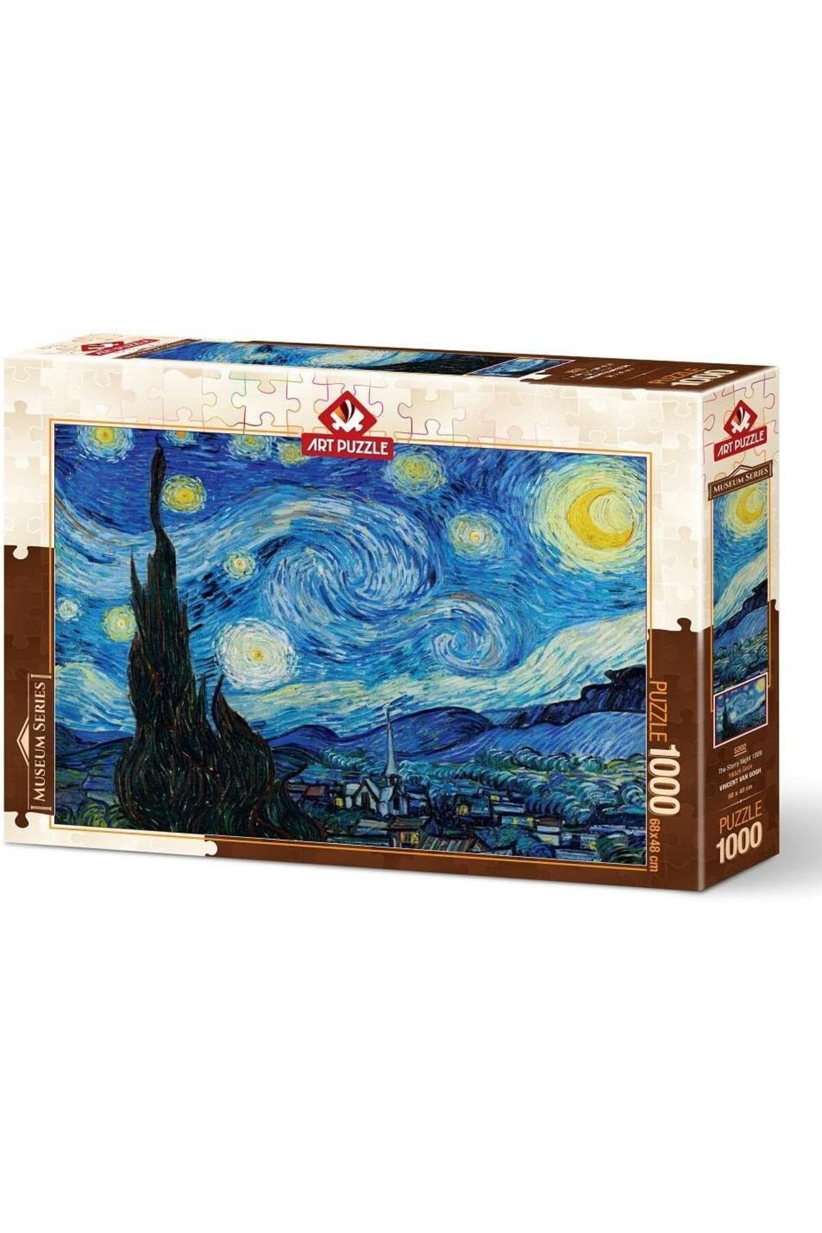 STOREMAX gelalpzr Puzzle Yıldızlı Gece, 1889 1000 Parça Puzzle aynet 1109110