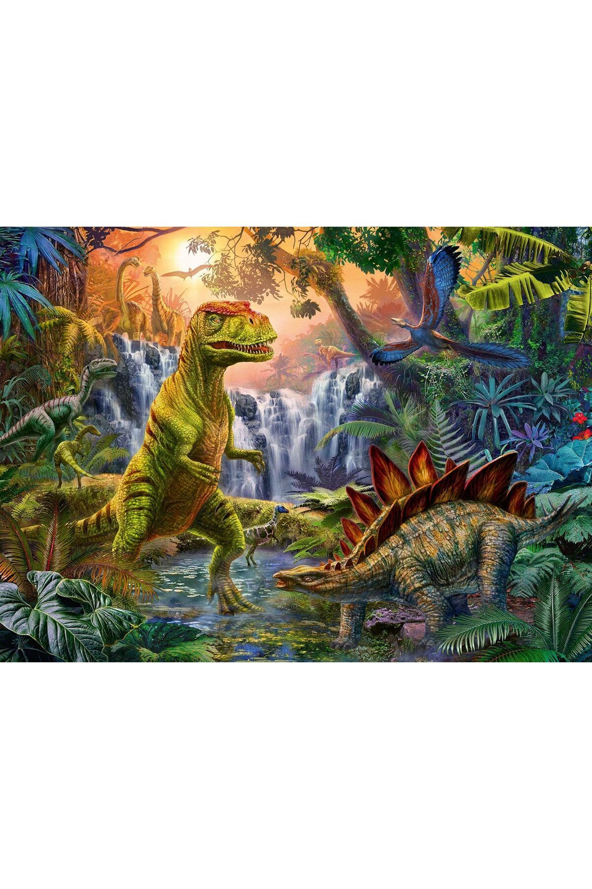 STOREMAX gelalpzr Puzzle, Dinosaur Oasis, 100 Parça aynet 1109110