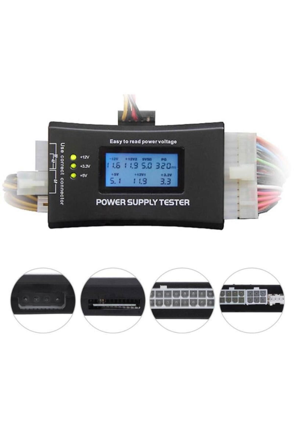 Ars Dijital Power Supply Tester Güç Kaynağı Test Cihazı 20-24 Pin