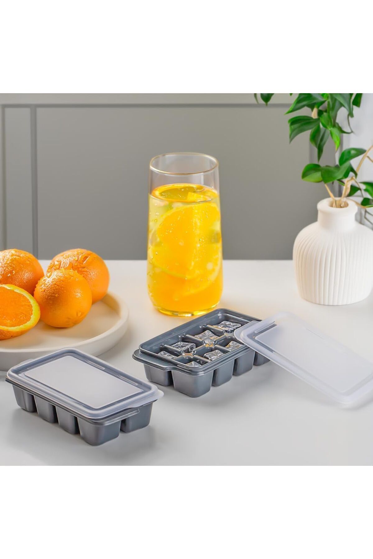 salesalbutik TOPTAN Mini Yapışmaz Silikon 2 Adet Bas Çıkar Buz Kalıbı- Silikon Buz Kalıbı Buzluk Bpa Içermez