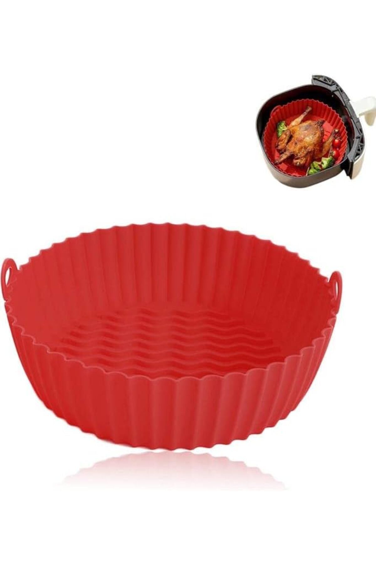 STOREMAX srhtDS Airfryer Silikon Pişirme Kabı – Tüm Hava Fritözleriyle Uyumlu Desing shop 266450