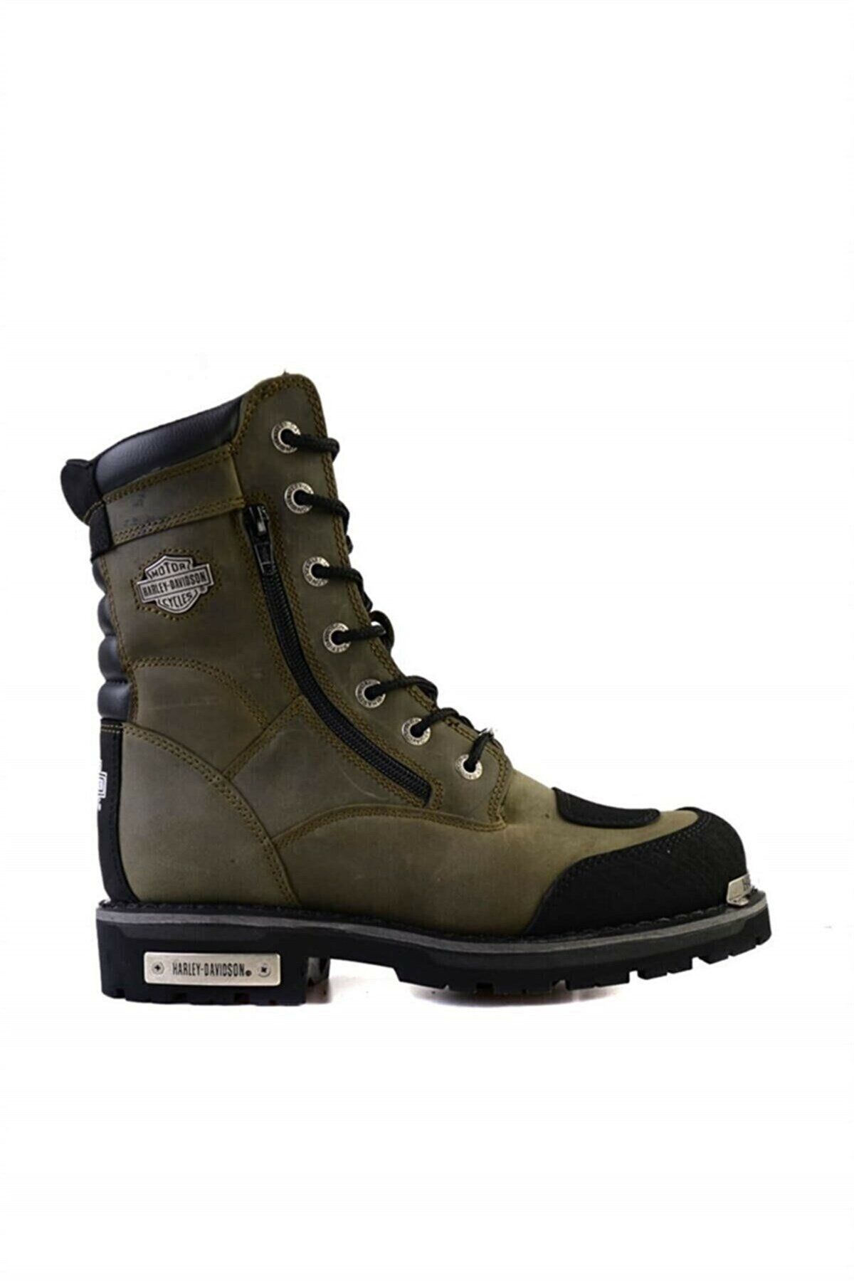 Harley Davidson 025m100552 Rıddıck Erkek Bot - Haki Deri